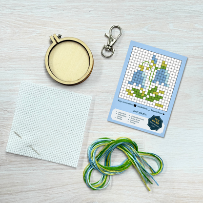 Picked Just for You! Mini Matchbox Cross Stitch Kit