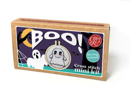 Boo! Halloween Mini Matchbox Cross Stitch Kit