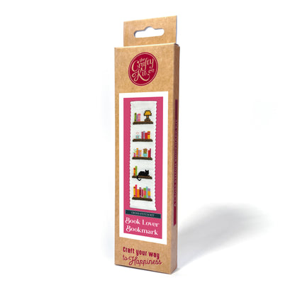 Book Lover Cross Stitch Bookmark Kit