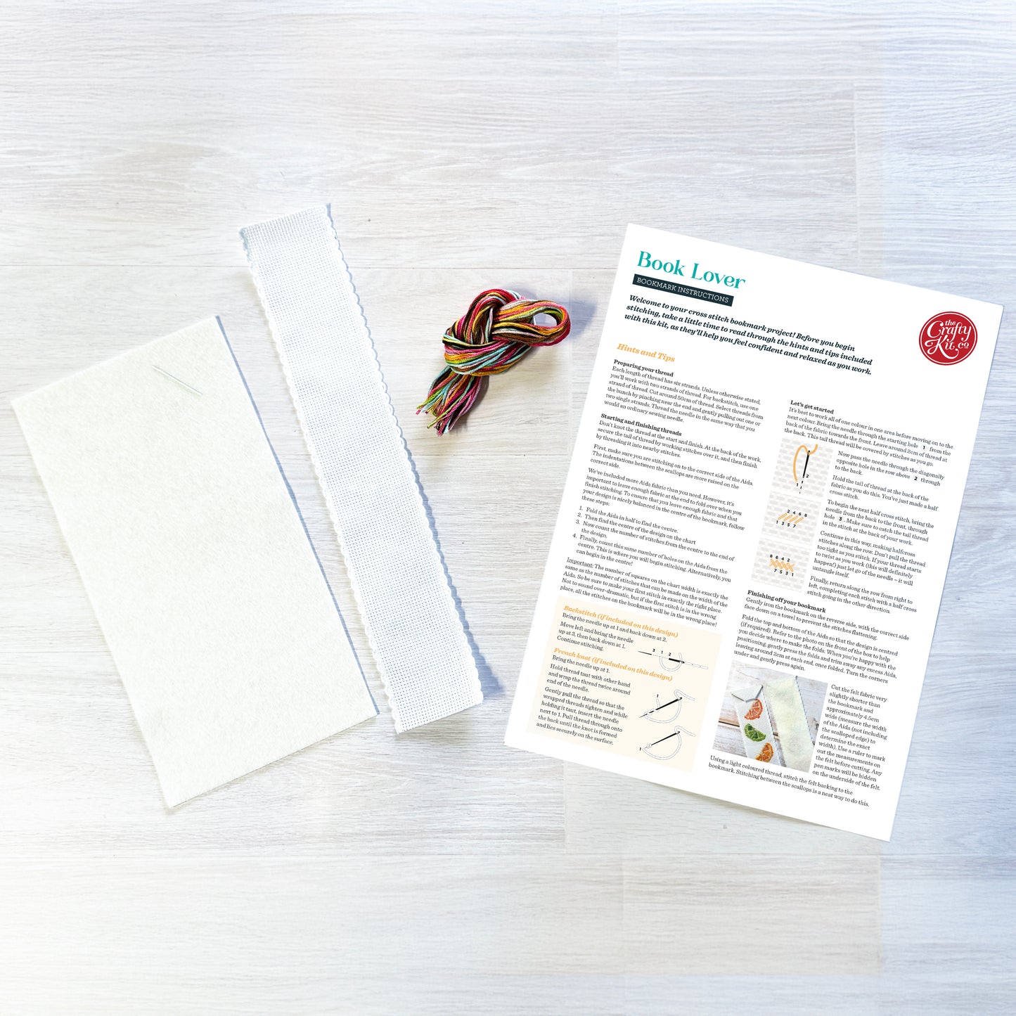 Book Lover Cross Stitch Bookmark Kit