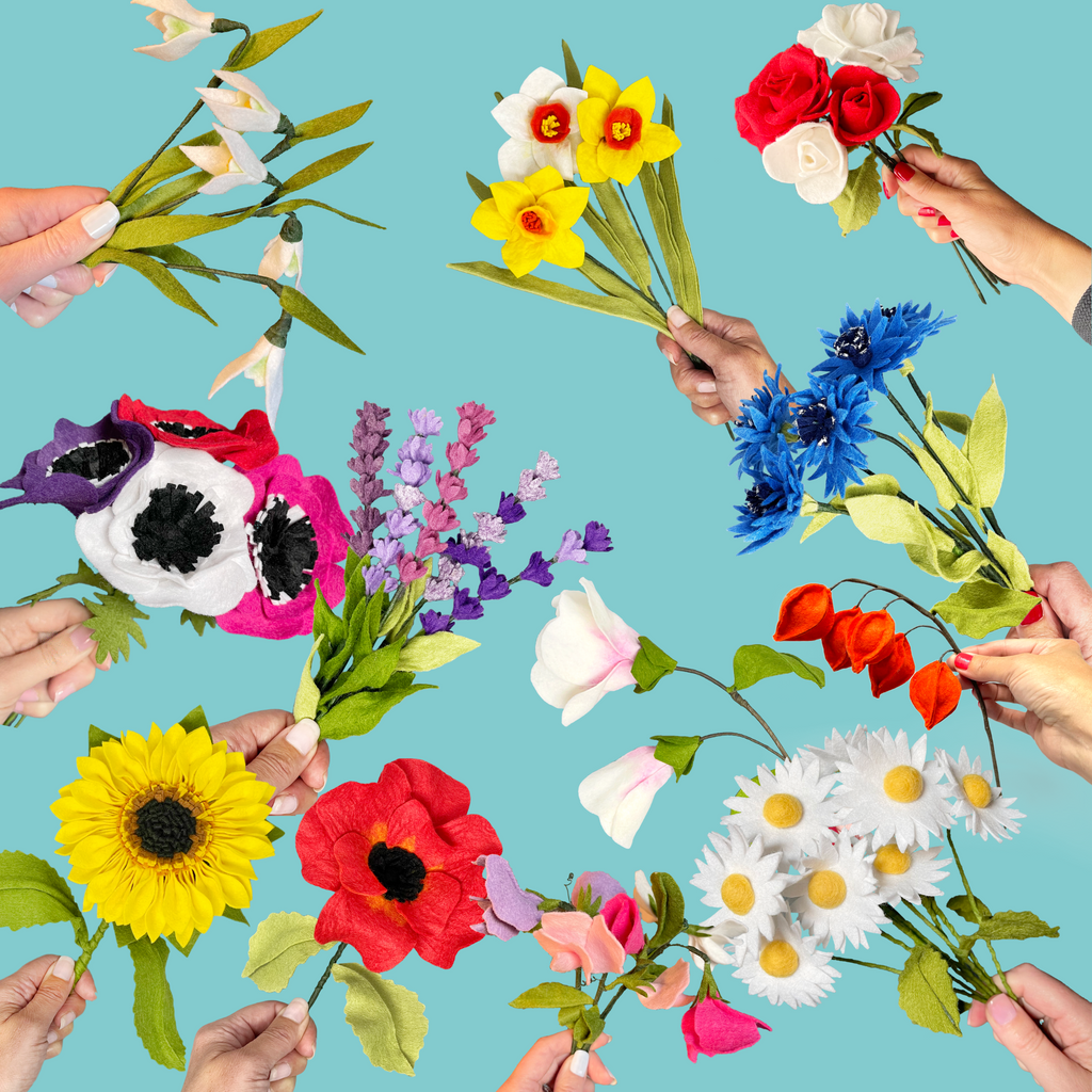 CKC Felt Flower Bundle The Crafty Kit Company