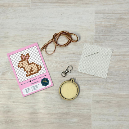 Some Bunny Loves You! Mini Matchbox Cross Stitch Kit