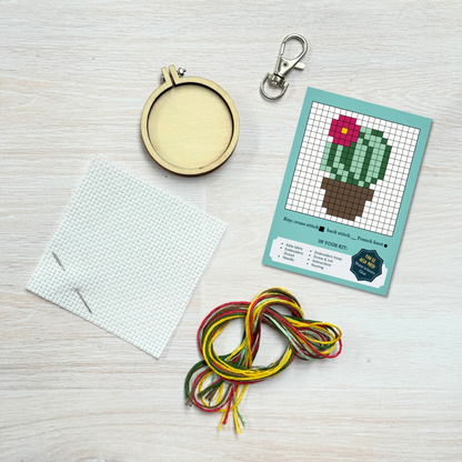 What the Fucculent! Mini Matchbox Cross Stitch Kit