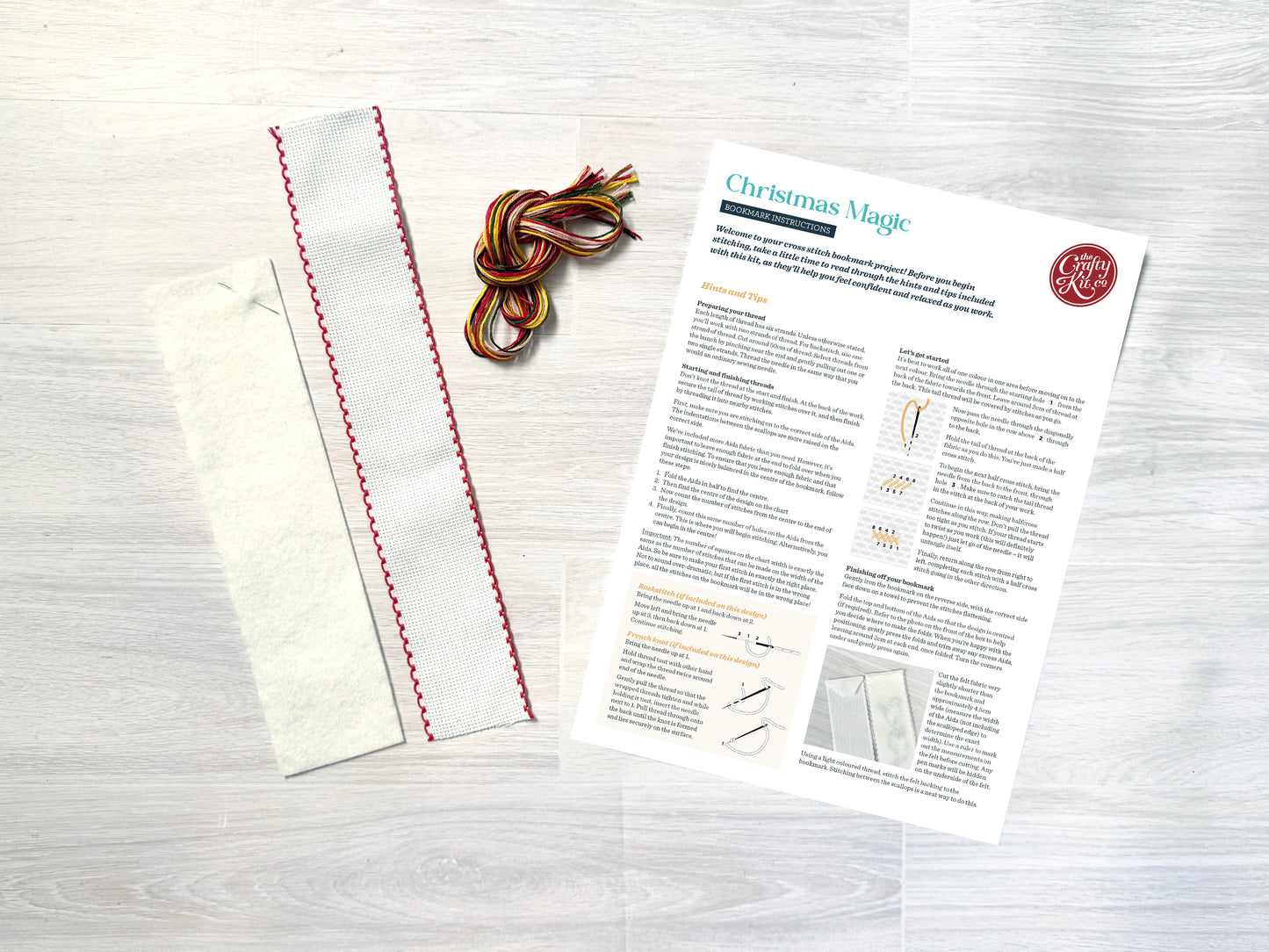 Christmas Magic Cross Stitch Bookmark Kit
