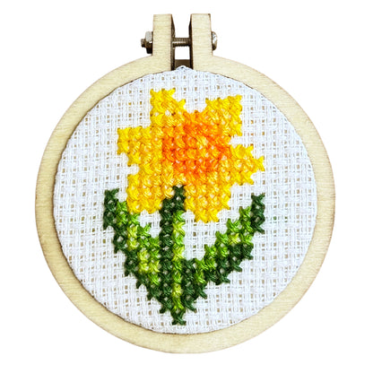 You Brighten My Day! Mini Matchbox Cross Stitch Kit