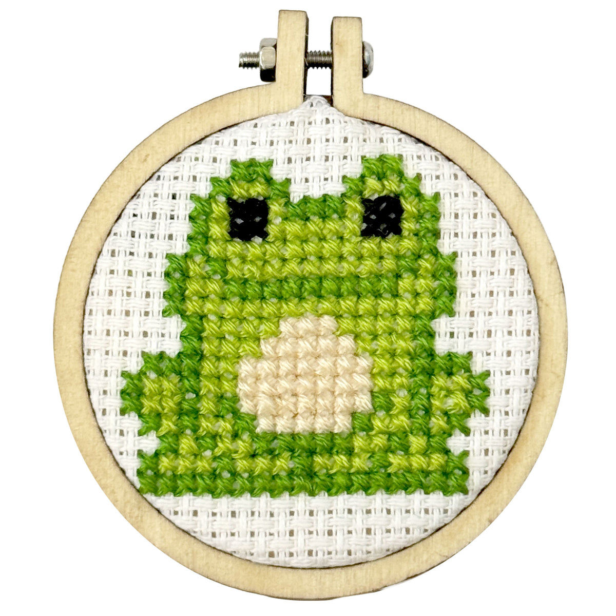 Don't You Frog-et About Me! Mini Matchbox Cross Stitch Kit