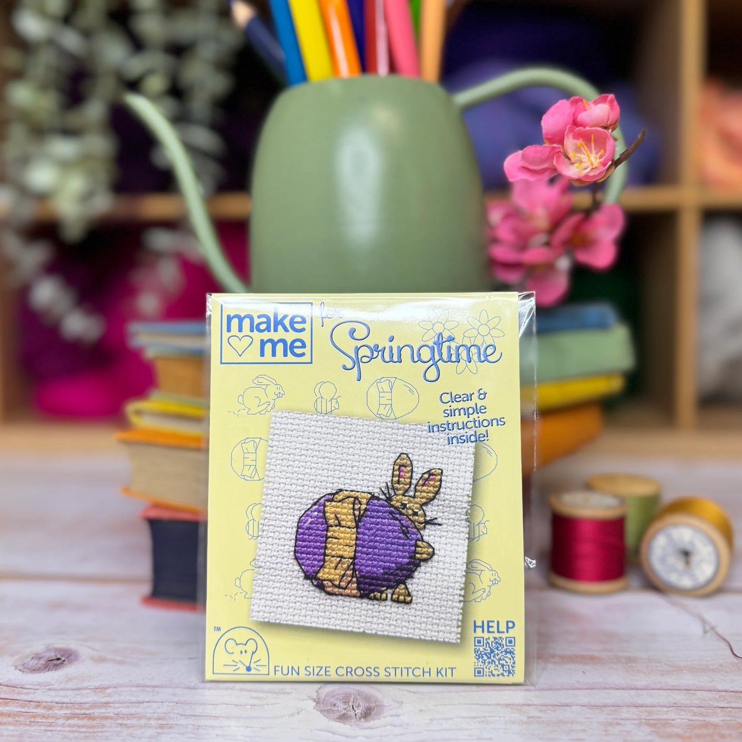 Springtime Easter Egg Mini Cross Stitch Kit