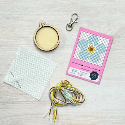 Forget-Me-Not! Mini Matchbox Cross Stitch Kit