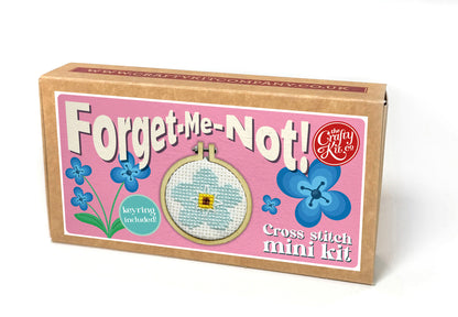 Forget-Me-Not! Mini Matchbox Cross Stitch Kit