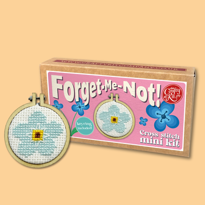 Forget-Me-Not! Mini Matchbox Cross Stitch Kit