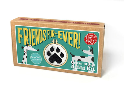 Friends Fur-ever! Mini Matchbox Cross Stitch Kit