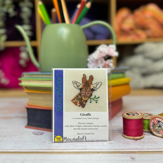 ML Stitchlets Giraffe Mini Cross Stitch Kit