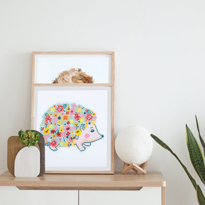 Trimits Stitch your Own Hedgehog Large Cross Stitch Craft Kit