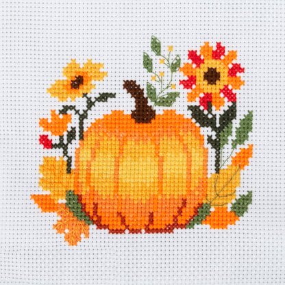 Trimits Stitch your Own Pumpkin Cross Stitch Kit