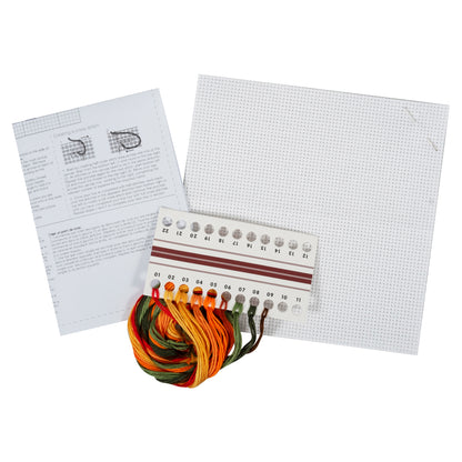 Trimits Stitch your Own Pumpkin Cross Stitch Kit