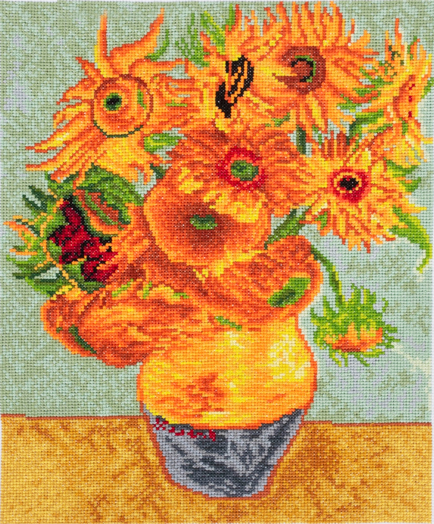 Trimits Van Gogh Sunflowers Cross Stitch Craft Kit