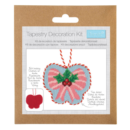 Trimits Christmas Bow Tapestry Craft Kit
