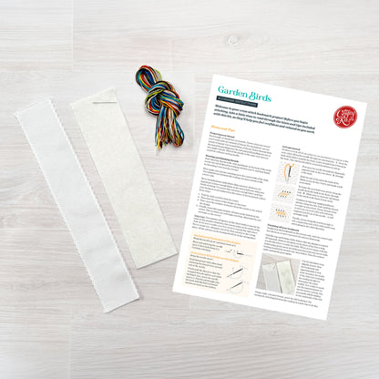 Garden Birds Cross Stitch Bookmark Kit