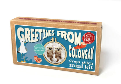Greetings from Colonsay Mini Matchbox Cross Stitch Kit