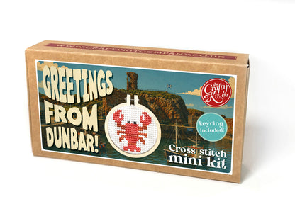 Greetings from Dunbar! Mini Matchbox Cross Stitch Kit
