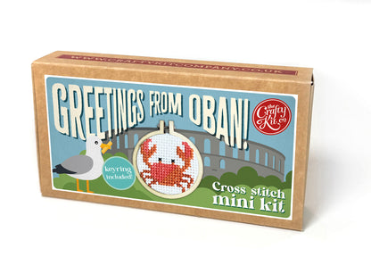 Greetings from Oban! Mini Matchbox Cross Stitch Kit