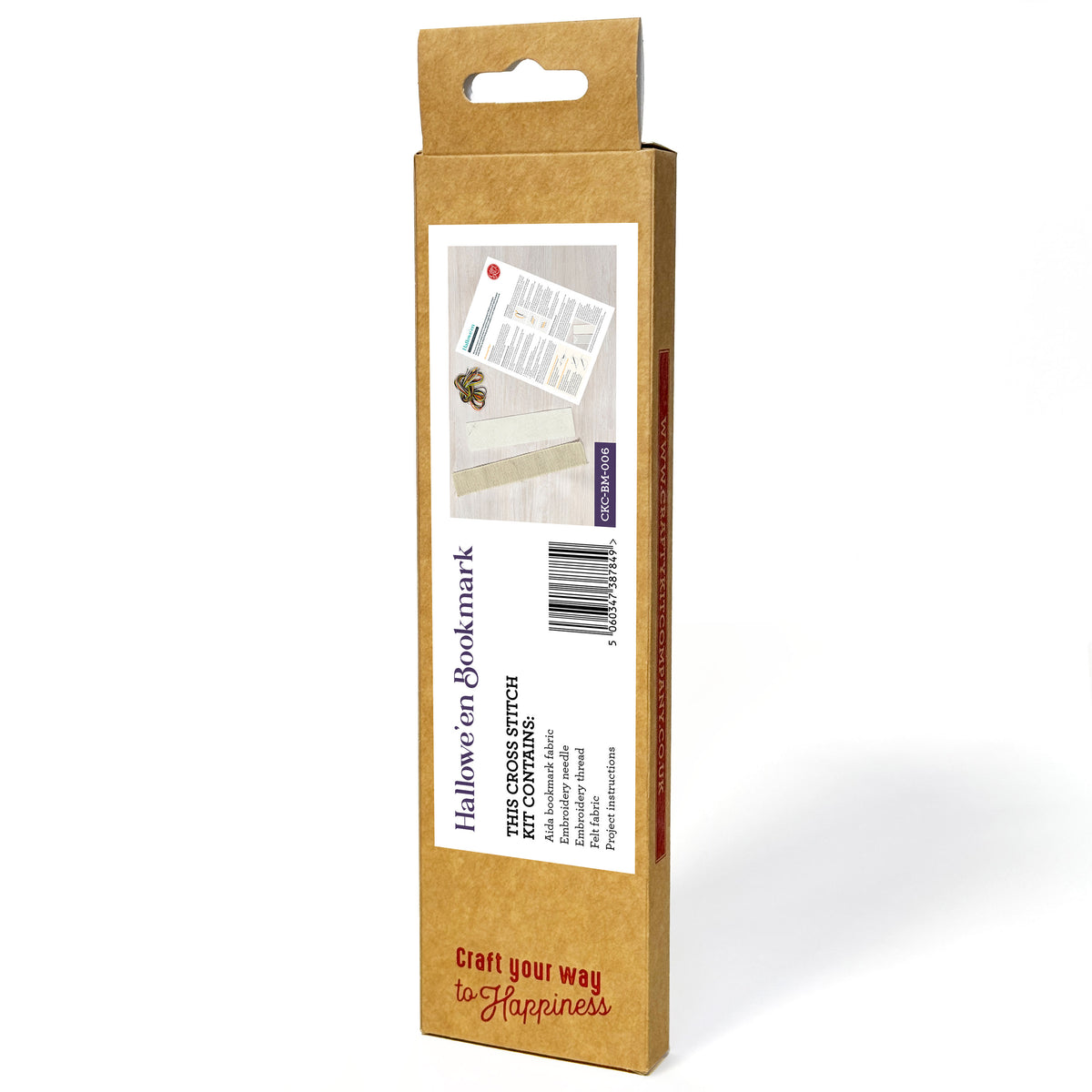 Hallowe'en Cross Stitch Bookmark Kit