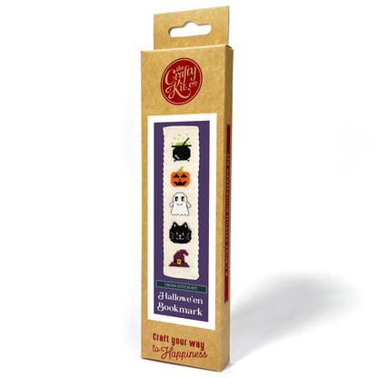 Hallowe'en Cross Stitch Bookmark Kit