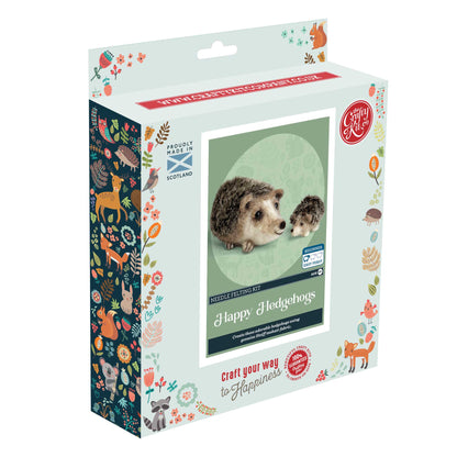 Happy Hedgehogs Needle Felting Craft Kit