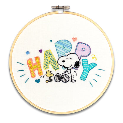 Peanuts - Happy Snoopy Embroidery Kit