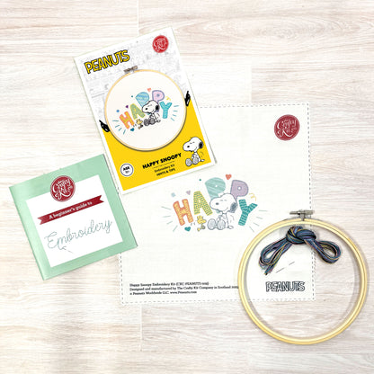 Peanuts - Happy Snoopy Embroidery Kit