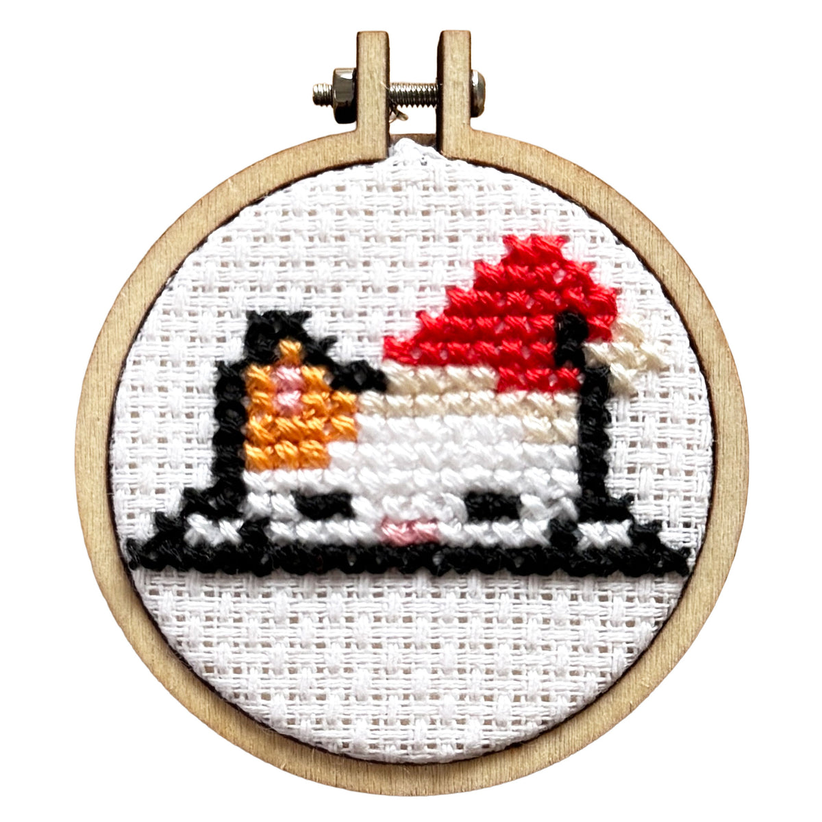 Have a Purr-fect Christmas! Mini Matchbox Cross Stitch Kit