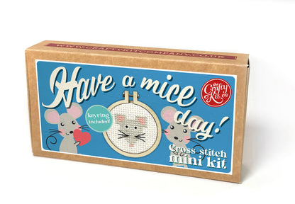 Have a Mice Day! Mini Matchbox Cross Stitch Kit