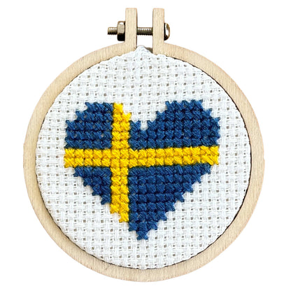 Hej There! Mini Matchbox Cross Stitch Kit
