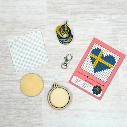 Hej There! Mini Matchbox Cross Stitch Kit