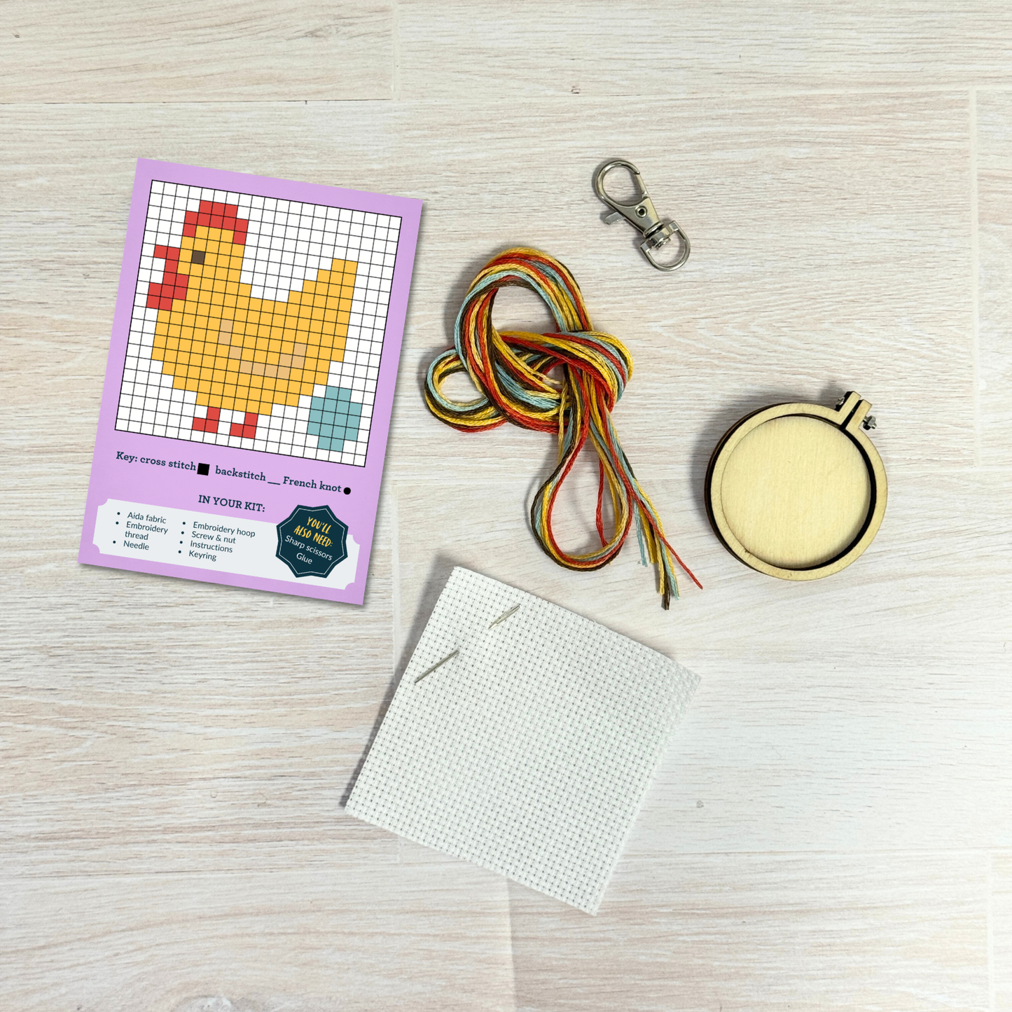 You're a Cracking Good Friend! Mini Matchbox Cross Stitch Kit