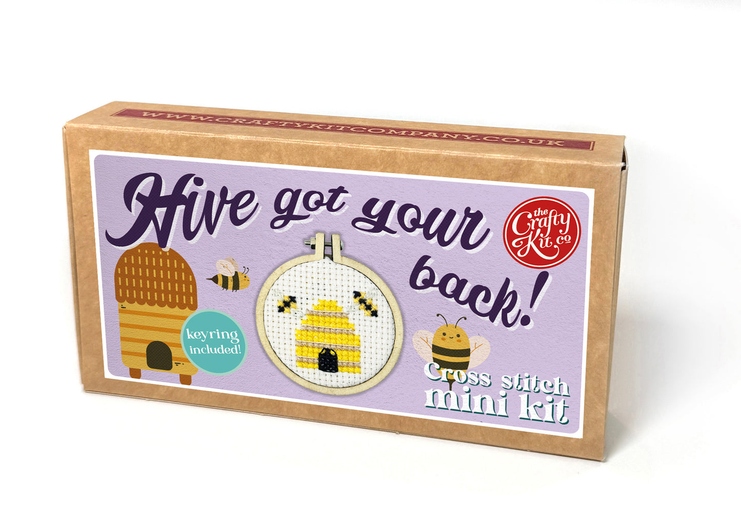 Hive Got Your Back! Mini Matchbox Cross Stitch Kit