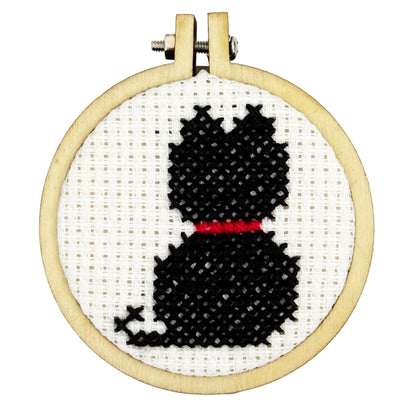 Home is Where the Cat is Mini Matchbox Cross Stitch Kit