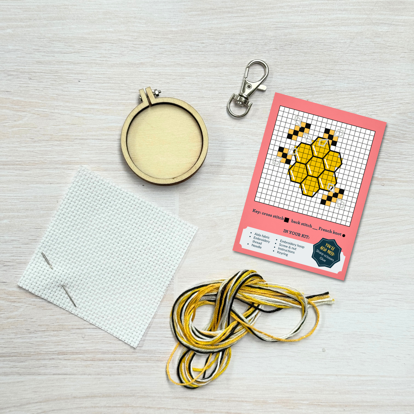 Hot & Hexy! Mini Matchbox Cross Stitch Kit