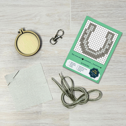 Wishing You Luck! Mini Matchbox Cross Stitch Kit