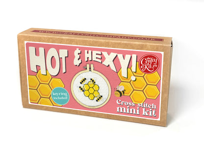 Hot & Hexy! Mini Matchbox Cross Stitch Kit