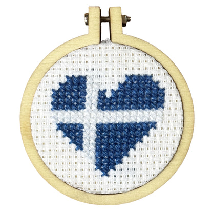 I Love Shetland! Mini Matchbox Cross Stitch Kit
