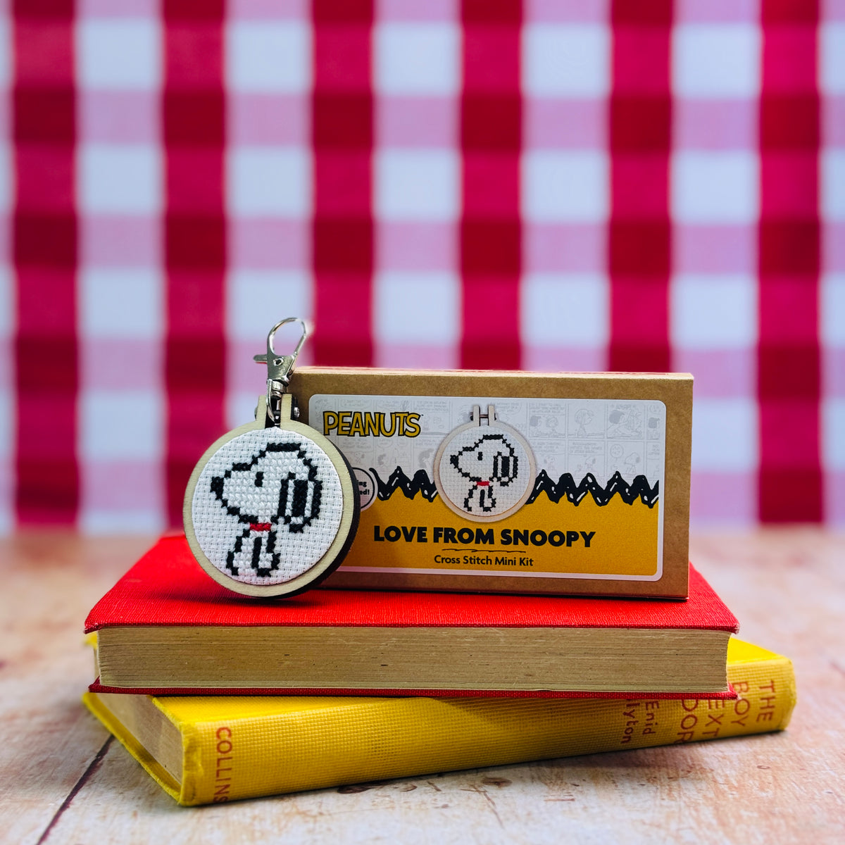 Peanuts - Love from Snoopy Mini Matchbox Cross Stitch Kit