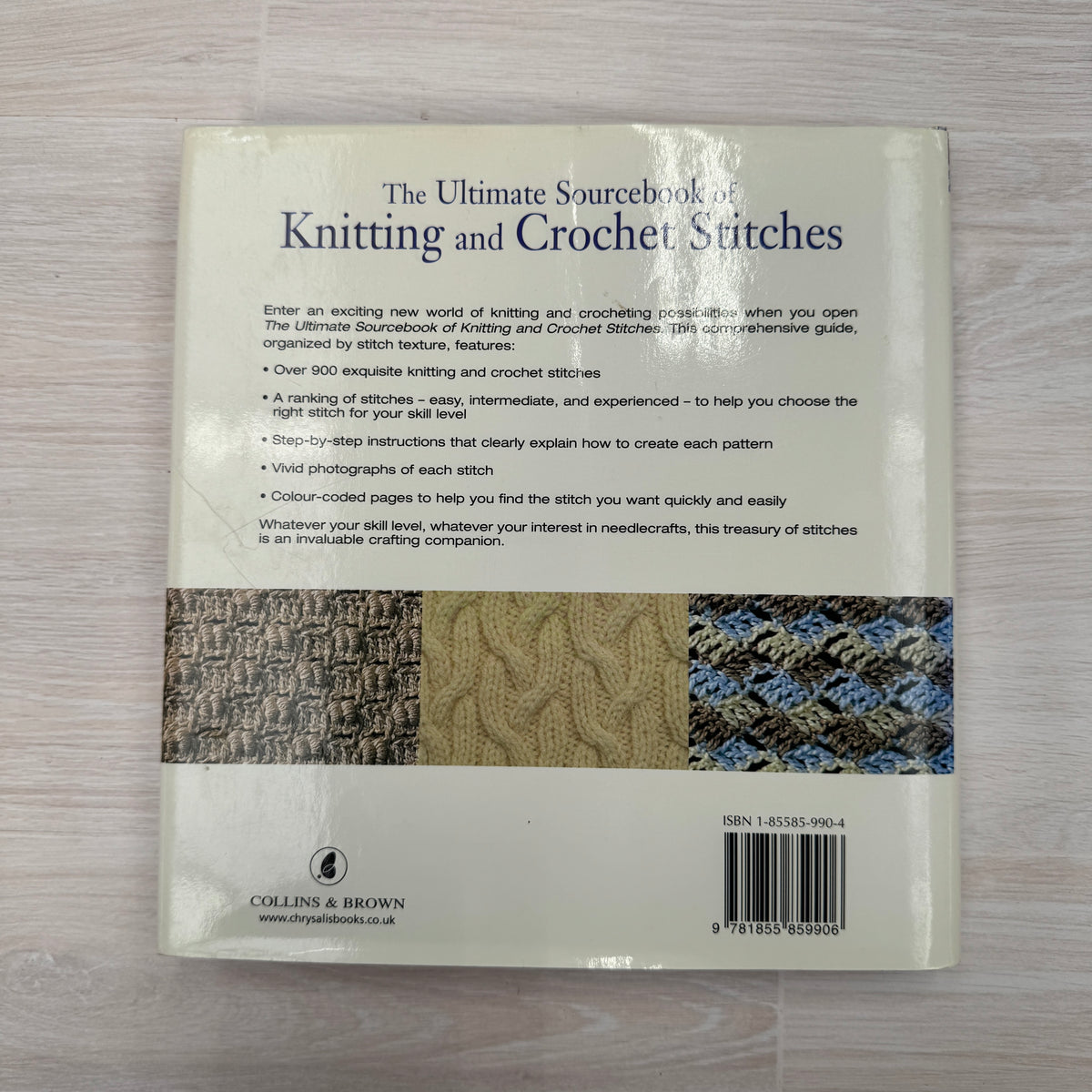 The Ultimate Sourcebook of Knitting & Crochet Stitches Book