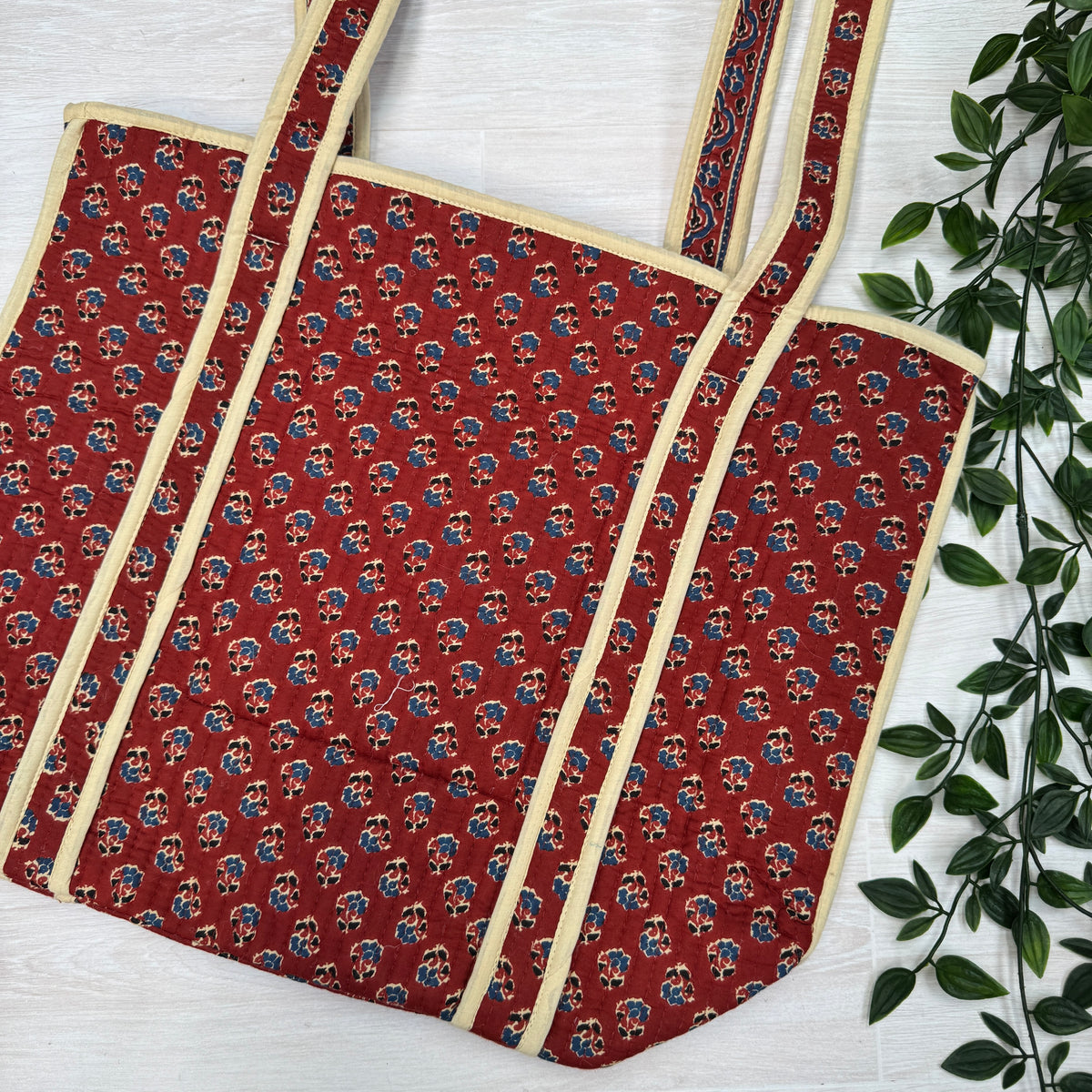 Small Reversible Quilted Tote Bag (pattern J)