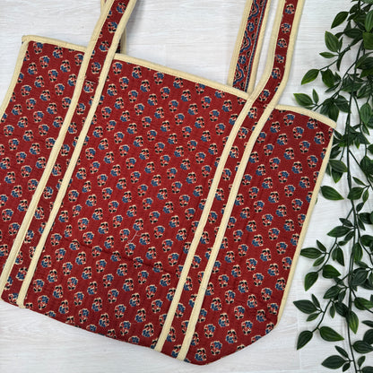 Small Reversible Quilted Tote Bag (pattern J)