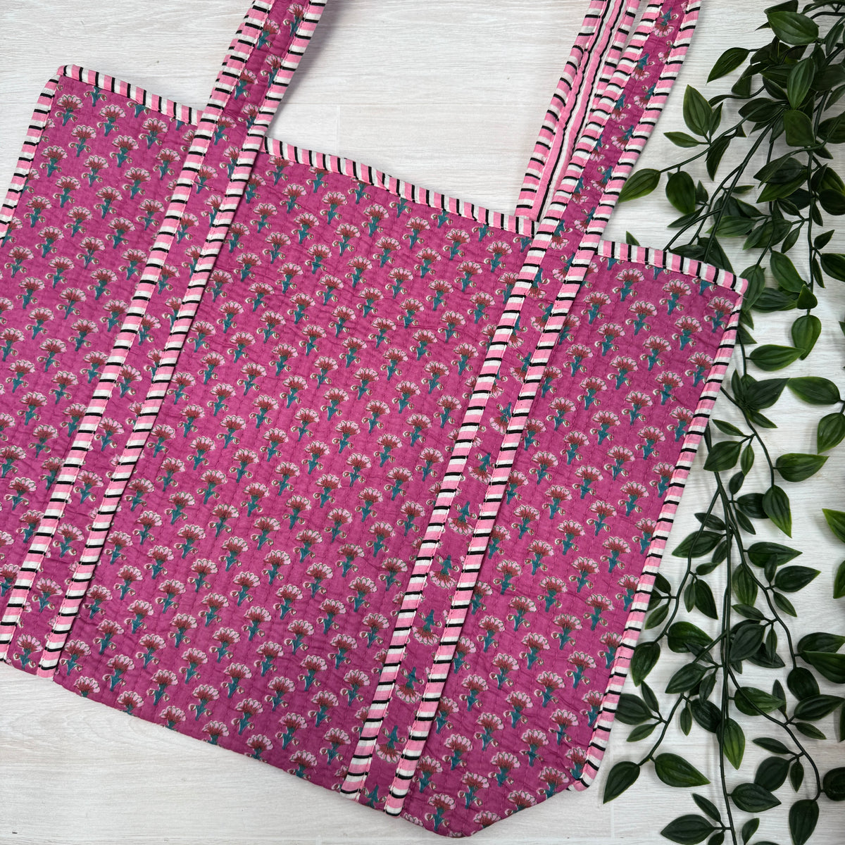 Small Reversible Quilted Tote Bag (pattern E)