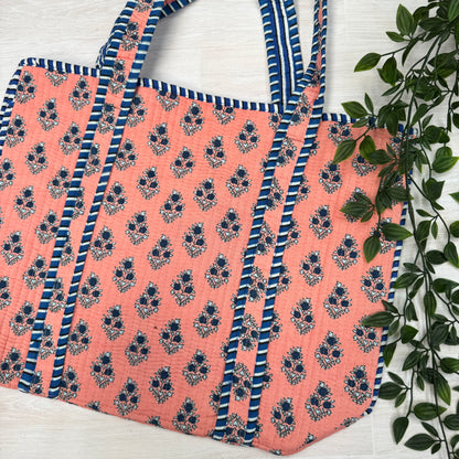 Small Reversible Quilted Tote Bag (pattern H)