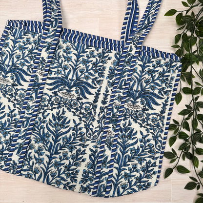 Small Reversible Quilted Tote Bag (pattern L)