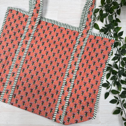 Small Reversible Quilted Tote Bag (pattern G)