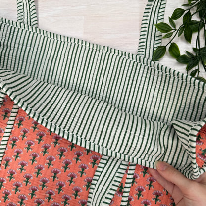 Small Reversible Quilted Tote Bag (pattern G)